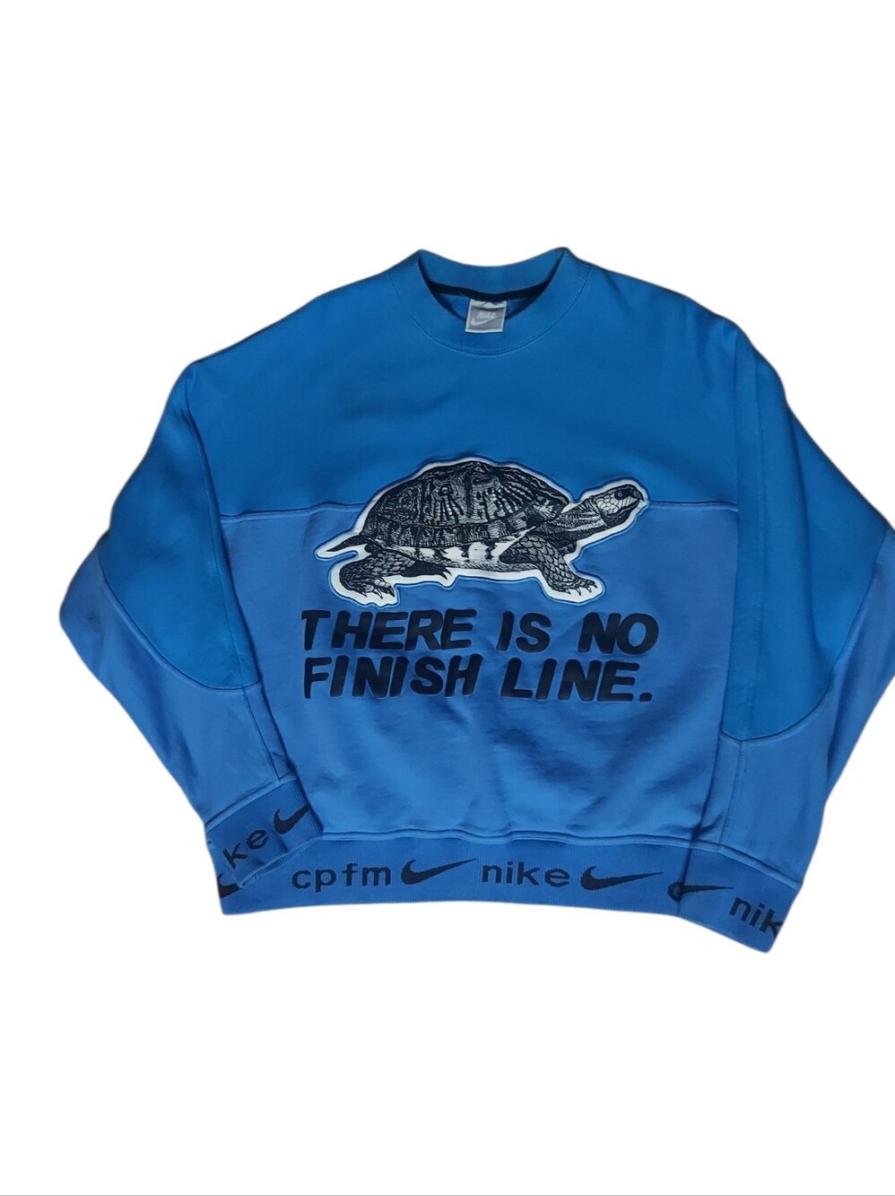 Nike X Cactus Plant Flea Market | CPFM | AW19 Tortoise / Hare Patchwork Crewneck - Picture 3 of 11